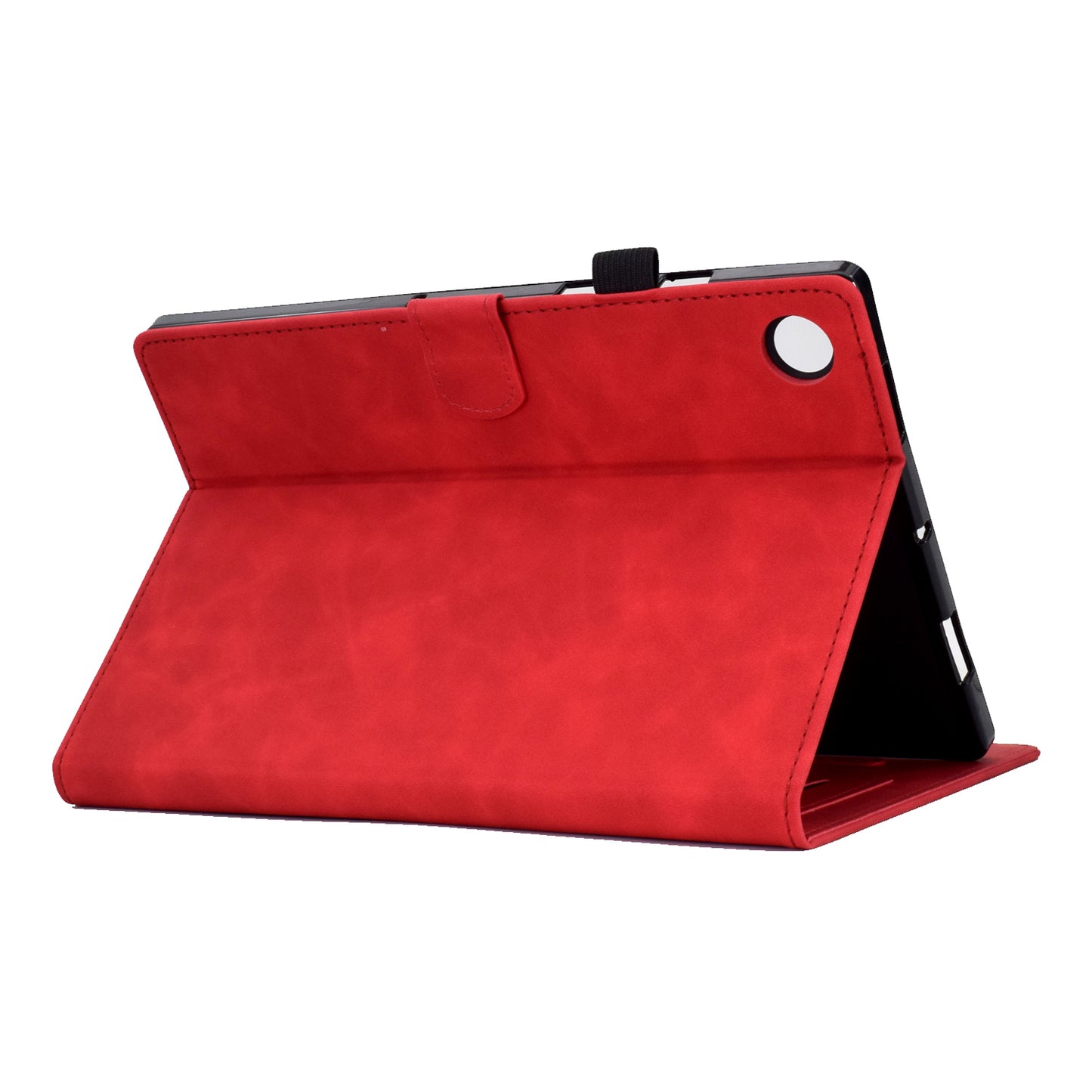 For Huawei MatePad SE 10.4-inch Protective Case Iron Tower Imprinted PU Leather Flip Stand Cover with Card Holder