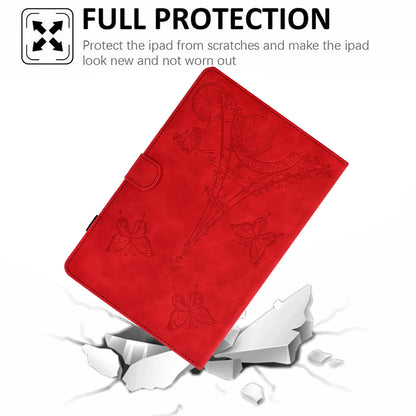 For Huawei MatePad SE 10.4-inch Protective Case Iron Tower Imprinted PU Leather Flip Stand Cover with Card Holder