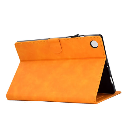 For Huawei MatePad SE 10.4-inch Love Heart Imprinted PU Leather Flip Cover Card Holder Protective Case