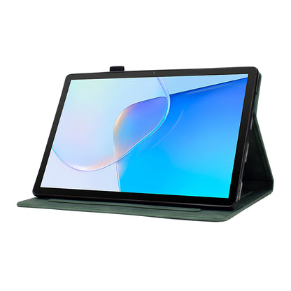 For Huawei MatePad SE 10.4-inch Love Heart Imprinted PU Leather Flip Cover Card Holder Protective Case