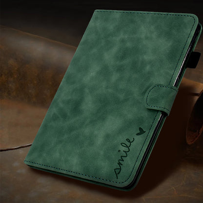 For Huawei MatePad SE 10.4-inch Love Heart Imprinted PU Leather Flip Cover Card Holder Protective Case