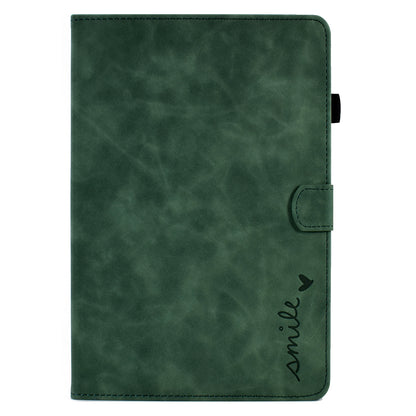 For Huawei MatePad SE 10.4-inch Love Heart Imprinted PU Leather Flip Cover Card Holder Protective Case