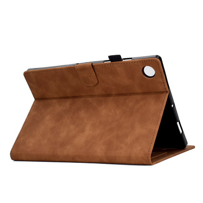 For Huawei MatePad SE 10.4-inch Love Heart Imprinted PU Leather Flip Cover Card Holder Protective Case