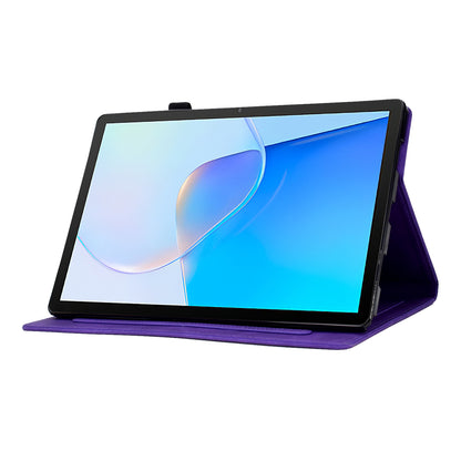 For Huawei MatePad SE 10.4-inch Love Heart Imprinted PU Leather Flip Cover Card Holder Protective Case