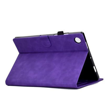 For Huawei MatePad SE 10.4-inch Love Heart Imprinted PU Leather Flip Cover Card Holder Protective Case