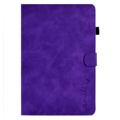 For Huawei MatePad SE 10.4-inch Love Heart Imprinted PU Leather Flip Cover Card Holder Protective Case