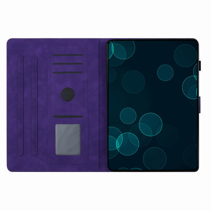 For iPad Mini 1 / 2 / 3 / 4 / Mini (2019) 7.9 inch Imprinted Pattern PU Leather Flip Cover Card Slot Tablet Case