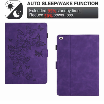 For iPad Mini 1 / 2 / 3 / 4 / Mini (2019) 7.9 inch Imprinted Pattern PU Leather Flip Cover Card Slot Tablet Case