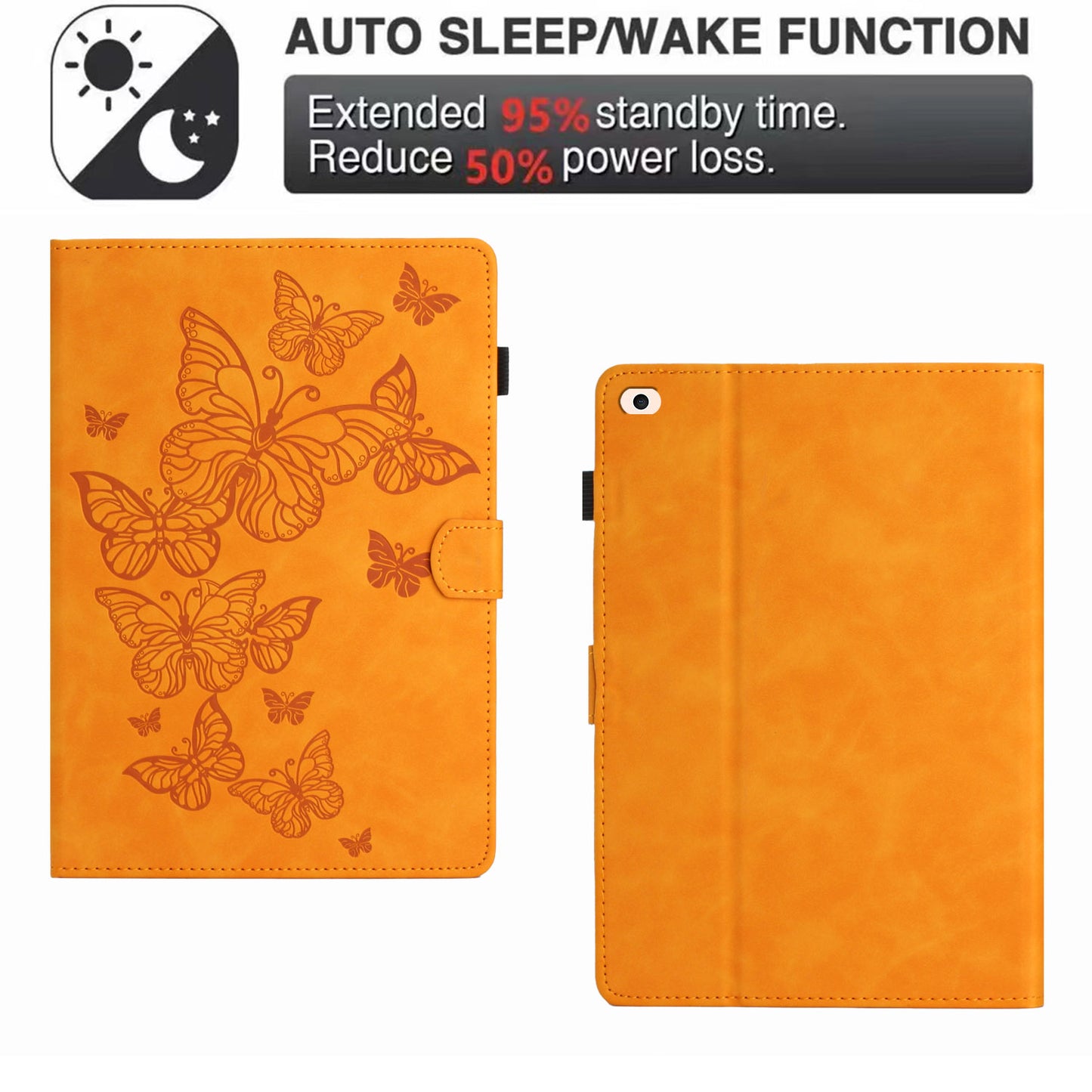 For iPad Mini 1 / 2 / 3 / 4 / Mini (2019) 7.9 inch Imprinted Pattern PU Leather Flip Cover Card Slot Tablet Case