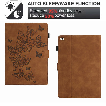 For iPad Mini 1 / 2 / 3 / 4 / Mini (2019) 7.9 inch Imprinted Pattern PU Leather Flip Cover Card Slot Tablet Case