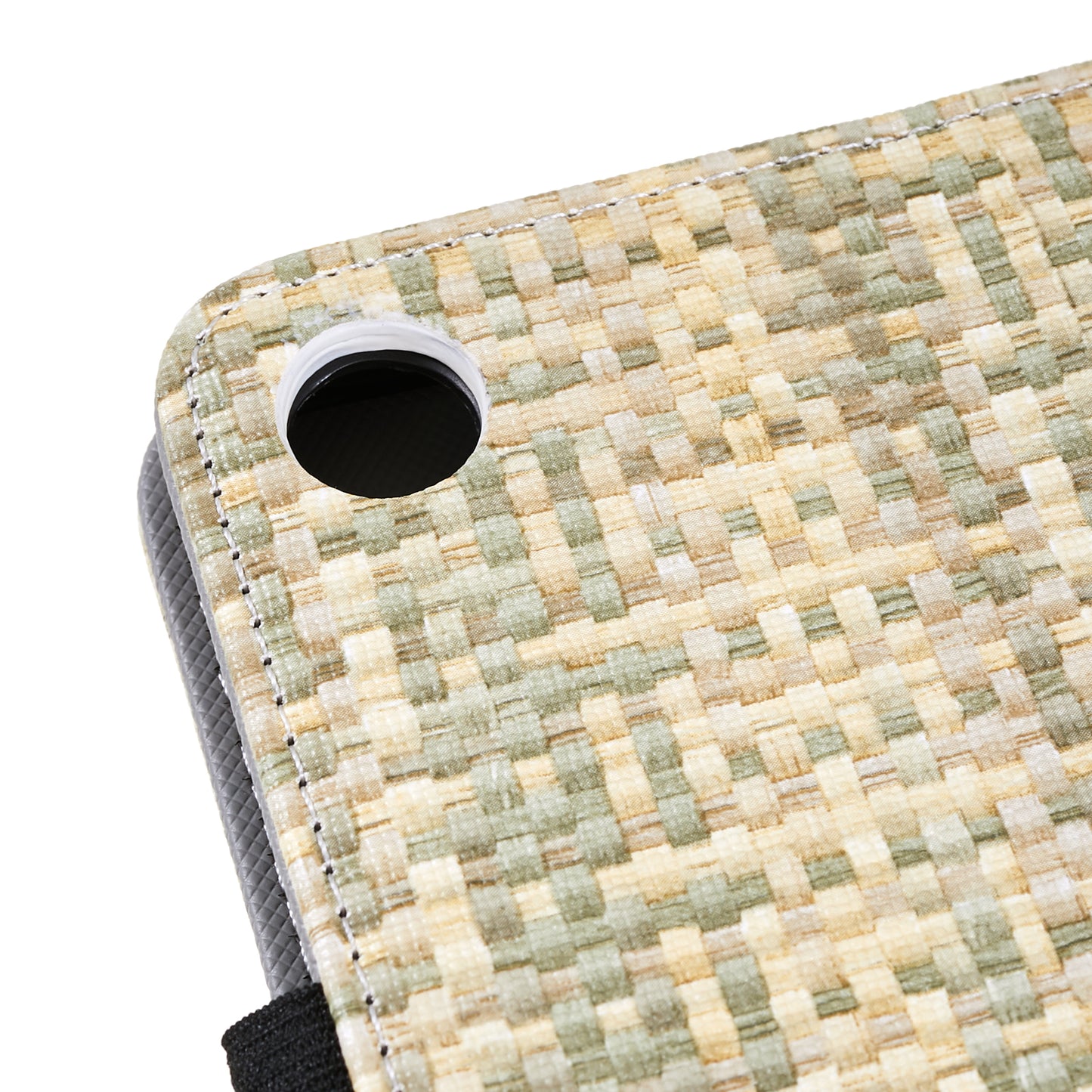 For Huawei MatePad SE 10.4-inch Woven  /  Grid Pattern Drop-proof Tablet Case PU Leather Stand Cover