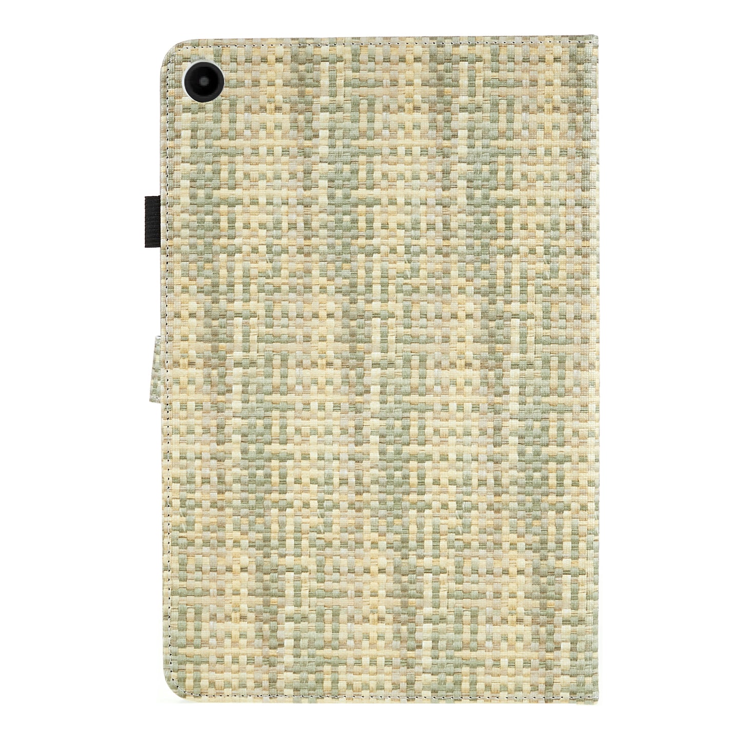 For Huawei MatePad SE 10.4-inch Woven  /  Grid Pattern Drop-proof Tablet Case PU Leather Stand Cover