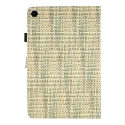 For Huawei MatePad SE 10.4-inch Woven  /  Grid Pattern Drop-proof Tablet Case PU Leather Stand Cover