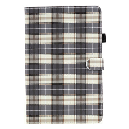 For Huawei MatePad SE 10.4-inch Woven  /  Grid Pattern Drop-proof Tablet Case PU Leather Stand Cover