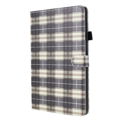 For Huawei MatePad SE 10.4-inch Woven  /  Grid Pattern Drop-proof Tablet Case PU Leather Stand Cover