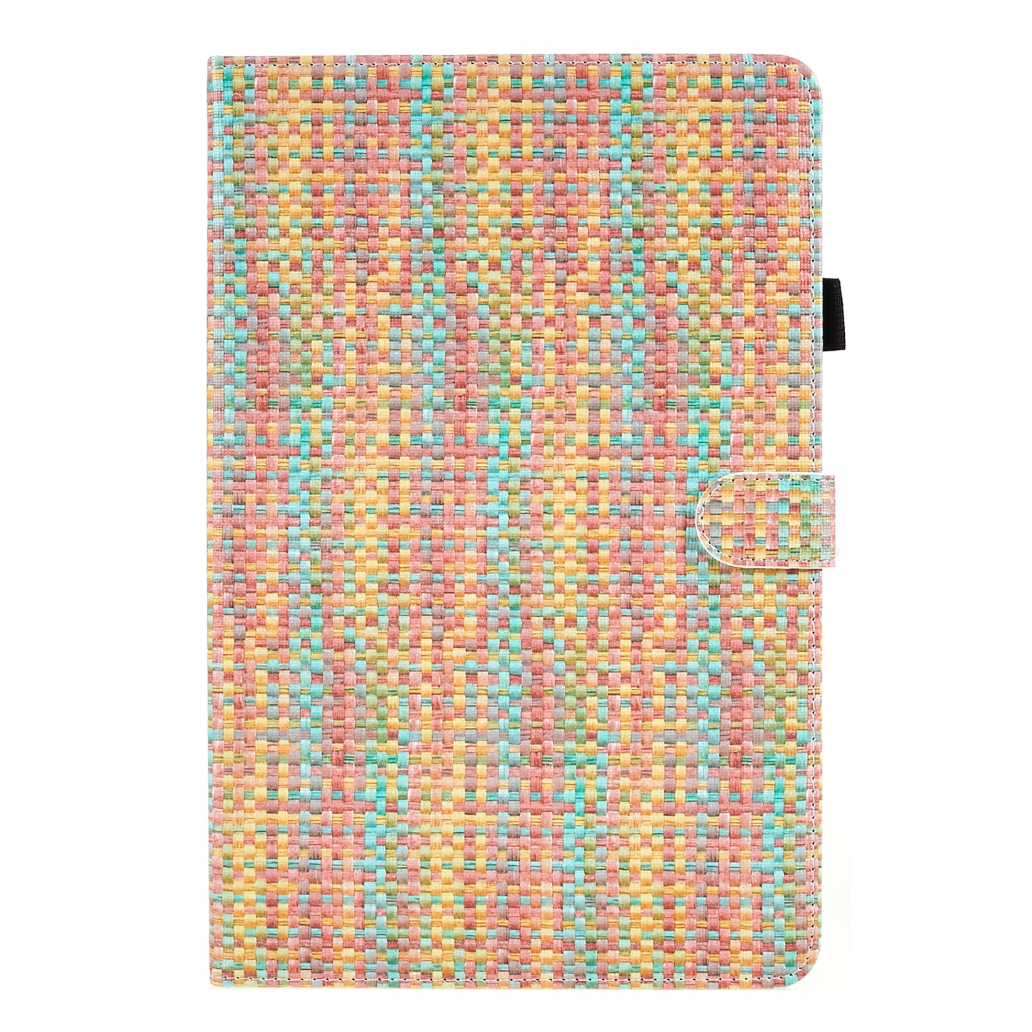 For Huawei MatePad SE 10.4-inch Woven  /  Grid Pattern Drop-proof Tablet Case PU Leather Stand Cover