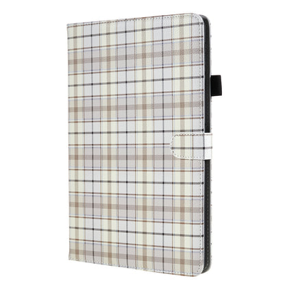 For Huawei MatePad SE 10.4-inch Woven  /  Grid Pattern Drop-proof Tablet Case PU Leather Stand Cover