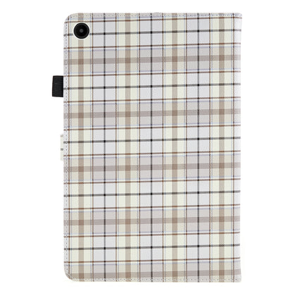 For Huawei MatePad SE 10.4-inch Woven  /  Grid Pattern Drop-proof Tablet Case PU Leather Stand Cover