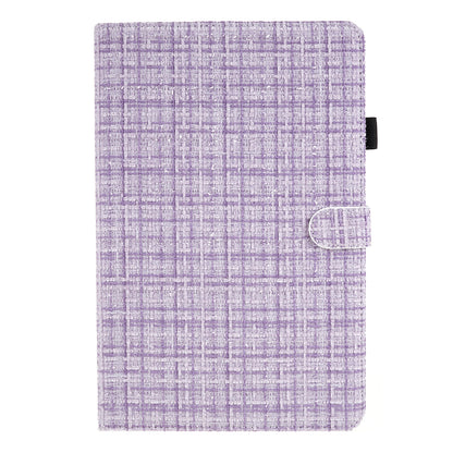 For Huawei MatePad SE 10.4-inch Woven  /  Grid Pattern Drop-proof Tablet Case PU Leather Stand Cover