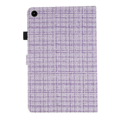 For Huawei MatePad SE 10.4-inch Woven  /  Grid Pattern Drop-proof Tablet Case PU Leather Stand Cover