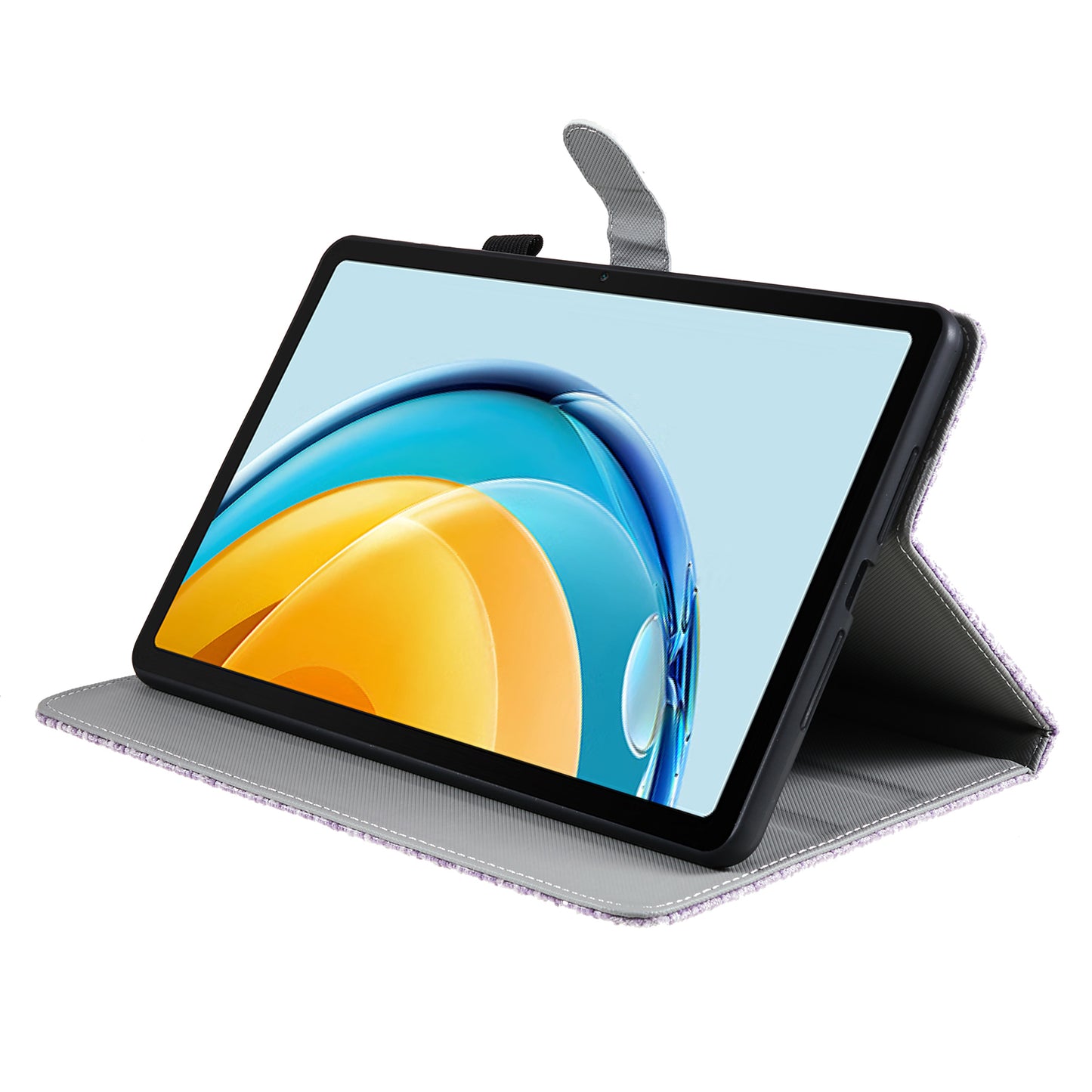 For Huawei MatePad SE 10.4-inch Woven  /  Grid Pattern Drop-proof Tablet Case PU Leather Stand Cover