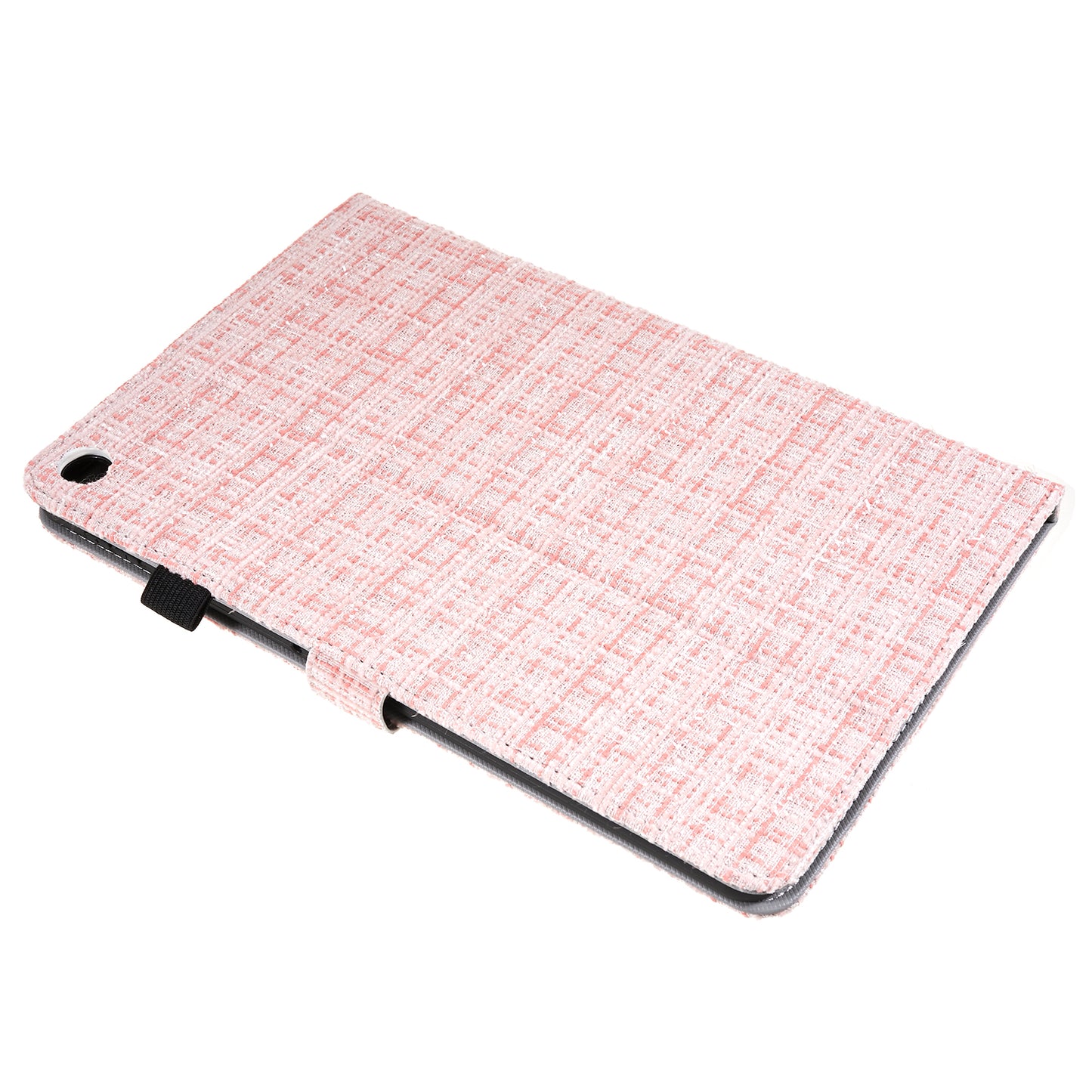 For Huawei MatePad SE 10.4-inch Woven  /  Grid Pattern Drop-proof Tablet Case PU Leather Stand Cover