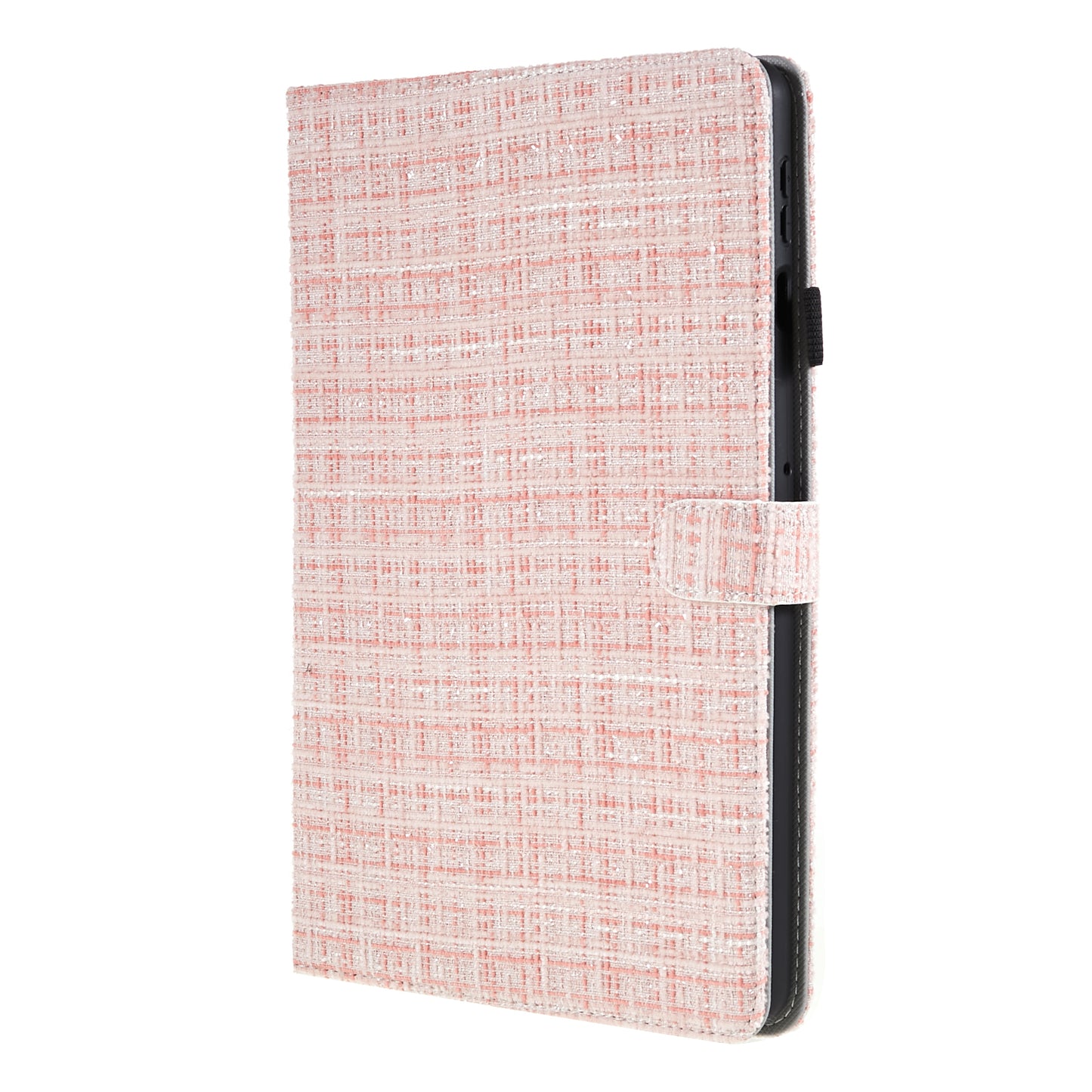 For Huawei MatePad SE 10.4-inch Woven  /  Grid Pattern Drop-proof Tablet Case PU Leather Stand Cover