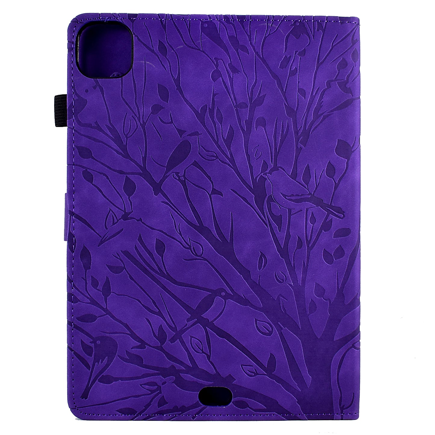 For iPad Pro 11 (2020) / (2021) / (2022) / iPad Air (2020) / (2022) Case Tree Imprinted Leather Tablet Cover with Card Slot