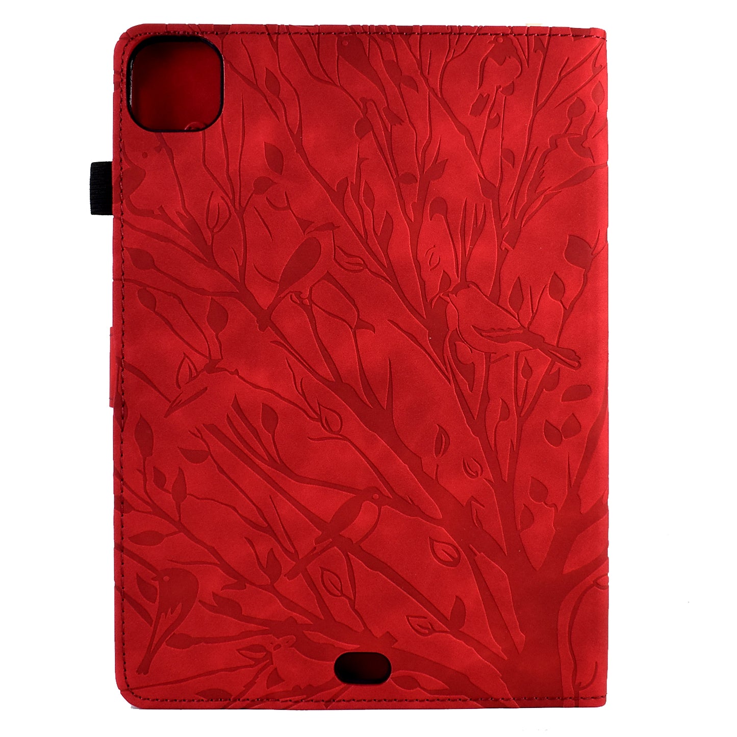 For iPad Pro 11 (2020) / (2021) / (2022) / iPad Air (2020) / (2022) Case Tree Imprinted Leather Tablet Cover with Card Slot