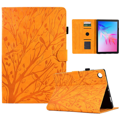 For Honor Pad 6 10.1-inch / Pad X6 9.7 inch / Huawei Enjoy Tablet 2 / MatePad T 10 9.7 inch / T 10S 10.1 inch Tablet Case Tree Imprinted Leather Cover