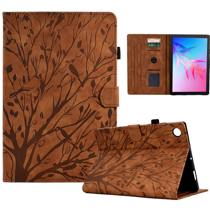 For Honor Pad 6 10.1-inch / Pad X6 9.7 inch / Huawei Enjoy Tablet 2 / MatePad T 10 9.7 inch / T 10S 10.1 inch Tablet Case Tree Imprinted Leather Cover