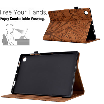 For Honor Pad 6 10.1-inch / Pad X6 9.7 inch / Huawei Enjoy Tablet 2 / MatePad T 10 9.7 inch / T 10S 10.1 inch Tablet Case Tree Imprinted Leather Cover