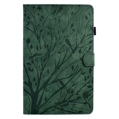 For iPad 10.2 (2021) / (2020) / (2019) / iPad Air 10.5 inch (2019) / Pro 10.5-inch (2017) Tablet Case Imprinted Leather Cover with Stand Card Holder