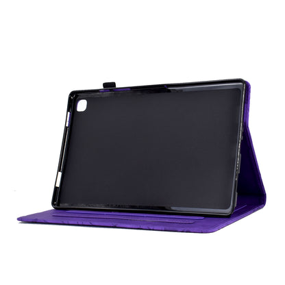 For iPad 10.2 (2021) / (2020) / (2019) / iPad Air 10.5 inch (2019) / Pro 10.5-inch (2017) Tablet Case Imprinted Leather Cover with Stand Card Holder