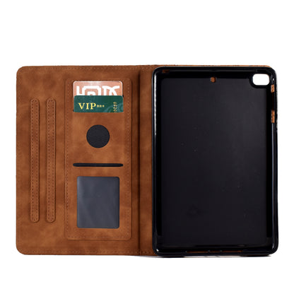 For iPad Air (2013) / Air 2 / iPad 9.7-inch (2017) / (2018) Tablet Leather Case Stand Card Holder Imprinted Tree Cover