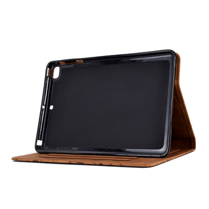 For iPad Air (2013) / Air 2 / iPad 9.7-inch (2017) / (2018) Tablet Leather Case Stand Card Holder Imprinted Tree Cover