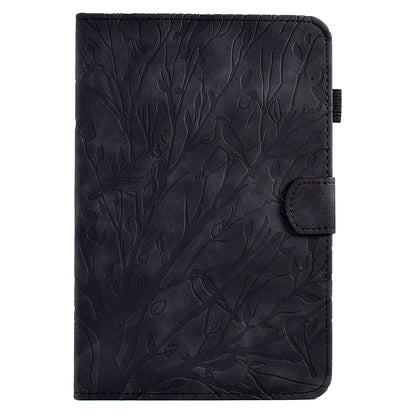 For iPad Air (2013) / Air 2 / iPad 9.7-inch (2017) / (2018) Tablet Leather Case Stand Card Holder Imprinted Tree Cover