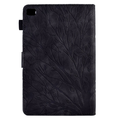 For iPad Air (2013) / Air 2 / iPad 9.7-inch (2017) / (2018) Tablet Leather Case Stand Card Holder Imprinted Tree Cover
