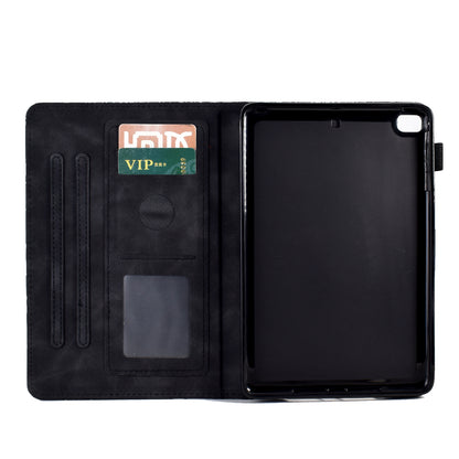For iPad Air (2013) / Air 2 / iPad 9.7-inch (2017) / (2018) Tablet Leather Case Stand Card Holder Imprinted Tree Cover
