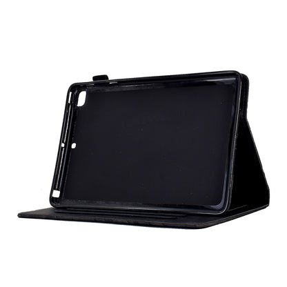 For iPad Air (2013) / Air 2 / iPad 9.7-inch (2017) / (2018) Tablet Leather Case Stand Card Holder Imprinted Tree Cover