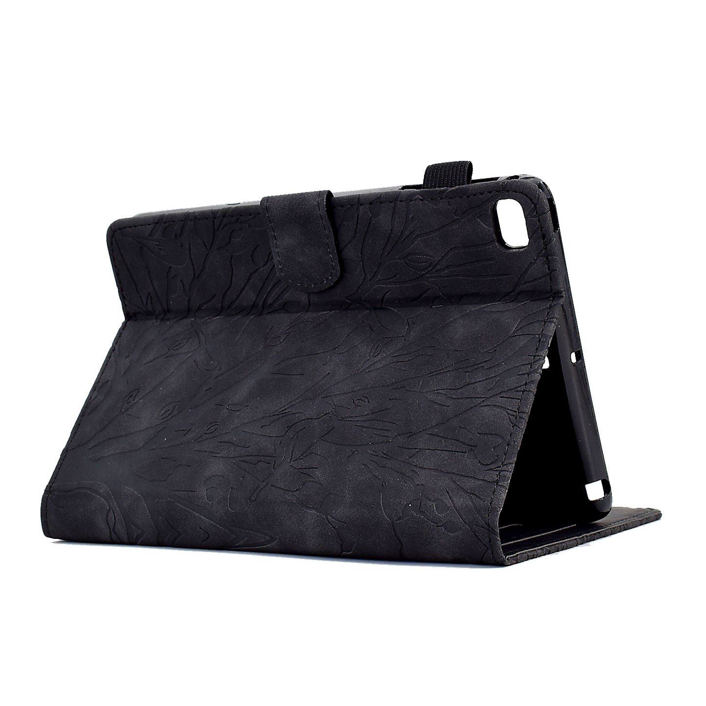 For iPad Air (2013) / Air 2 / iPad 9.7-inch (2017) / (2018) Tablet Leather Case Stand Card Holder Imprinted Tree Cover