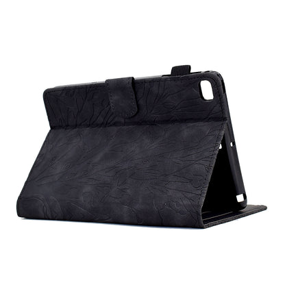 For iPad Air (2013) / Air 2 / iPad 9.7-inch (2017) / (2018) Tablet Leather Case Stand Card Holder Imprinted Tree Cover