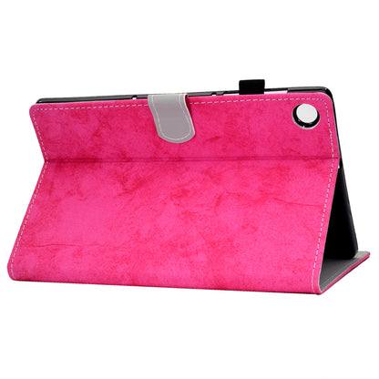 For Huawei MatePad SE 10.4-inch A6 Cloth Texture Tablet Case PU Leather Stand Card Slots Folio Cover
