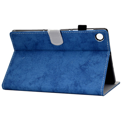 For Huawei MatePad SE 10.4-inch A6 Cloth Texture Tablet Case PU Leather Stand Card Slots Folio Cover
