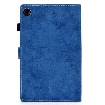 For Huawei MatePad SE 10.4-inch A6 Cloth Texture Tablet Case PU Leather Stand Card Slots Folio Cover