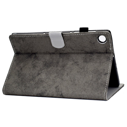For Huawei MatePad SE 10.4-inch A6 Cloth Texture Tablet Case PU Leather Stand Card Slots Folio Cover