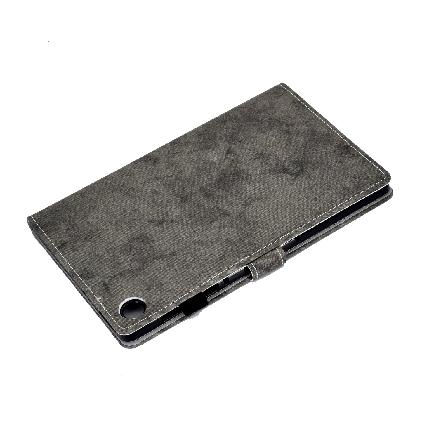 For Huawei MatePad SE 10.4-inch A6 Cloth Texture Tablet Case PU Leather Stand Card Slots Folio Cover