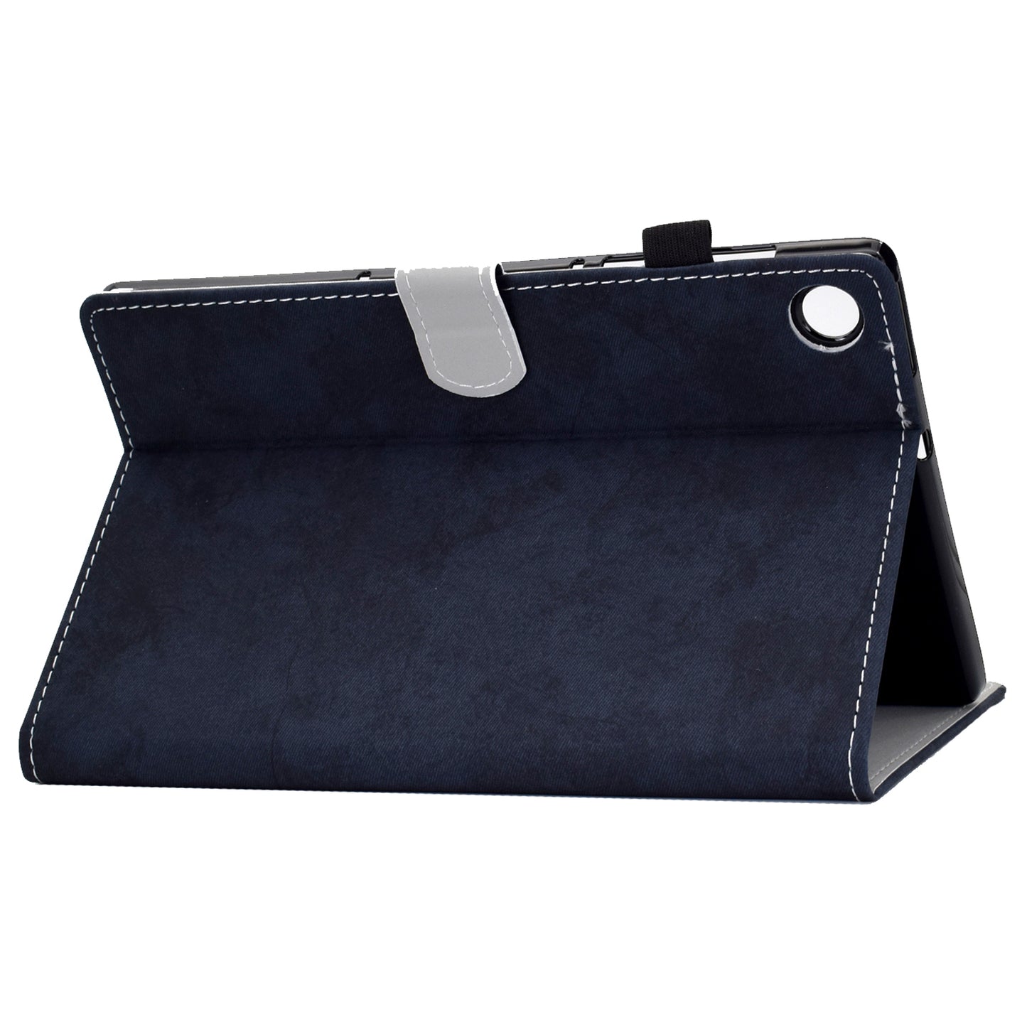 For Huawei MatePad SE 10.4-inch A6 Cloth Texture Tablet Case PU Leather Stand Card Slots Folio Cover