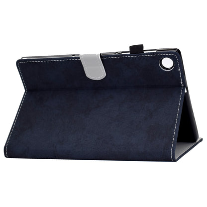For Huawei MatePad SE 10.4-inch A6 Cloth Texture Tablet Case PU Leather Stand Card Slots Folio Cover