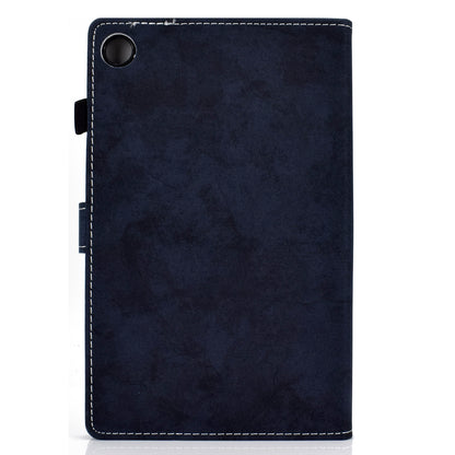 For Huawei MatePad SE 10.4-inch A6 Cloth Texture Tablet Case PU Leather Stand Card Slots Folio Cover